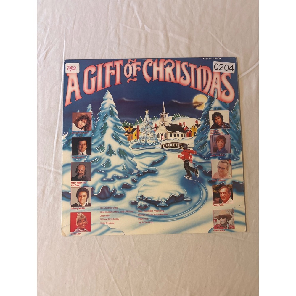 Realistic A Gift of‎ Christmas Vinyl LP 12" Blue Good Holiday Compilation 1983